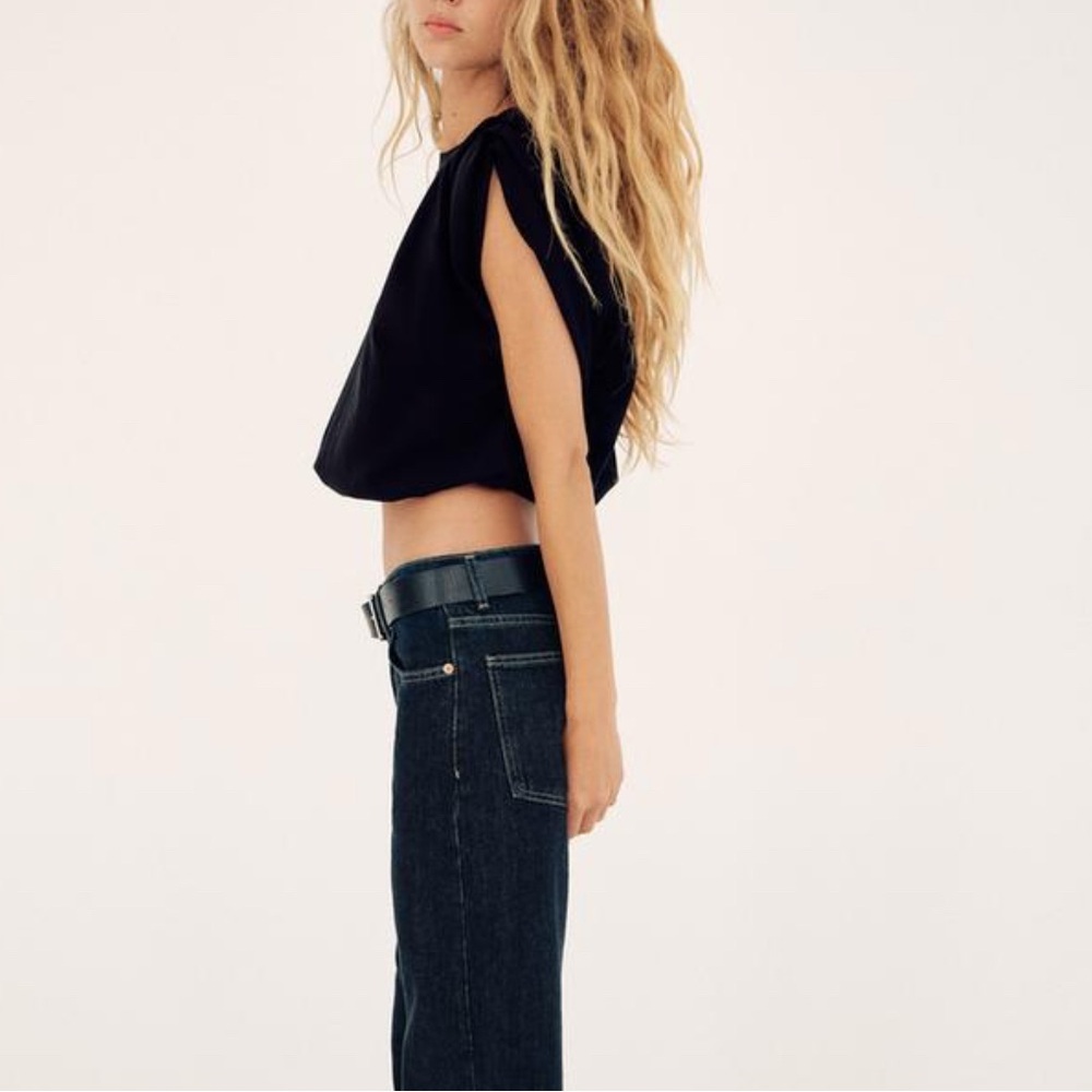PLEATED COTTON SHIRT - Picture 4 of 4
